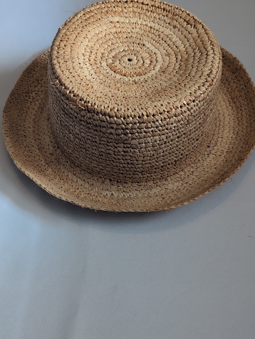 J.Crew Crocheted Raffia Hat - Picture 1 of 7